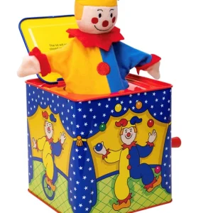 Jester Jack in the Box - Classic Children's Musical Toy - Colorful and Durable Tin Box with Silly Jester Plush