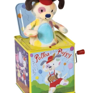 Polka Puppy Jack in the Box