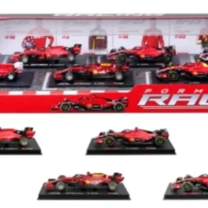 Bburago Ferrari Racing Formula 1 F1 1:43 Scale Die-Cast 6 Cars Set Exclusive (2023)