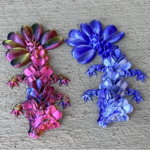 Baby Clover Dragon, 3D Printed Dragon, Fidget Toy, Adult and Kids Fidget Toy, Home and Office Decoration, Toy for ADHD, Anxiety