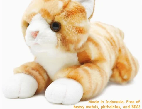 Tamarr the Orange Tabby Cat | 10 Inch Stuffed Animal Plush