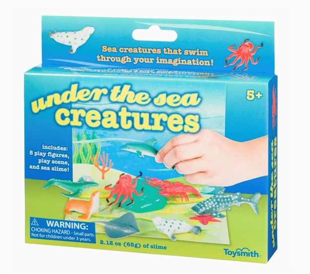 Under the Sea Creatures Marine Diorama Slime & Play Set