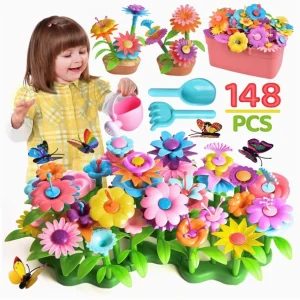 148PCS Garden Building Toys, Pretend Play, Preschool Stem