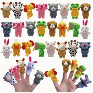 Festive Finger Puppet Animal Set: Perfect for Storytelling, Games, And School Activities