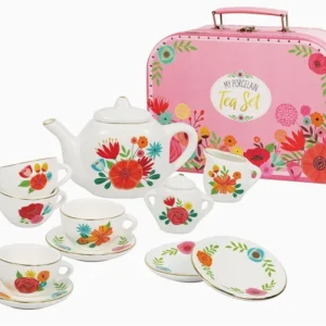 My Porcelain Tea Set W/Carry Case