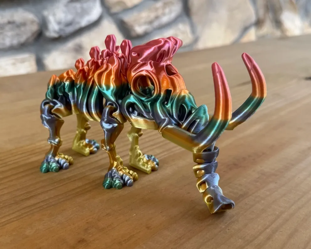 Flexi Skeleton Mammoth- Sensory Fidgeting and Gift