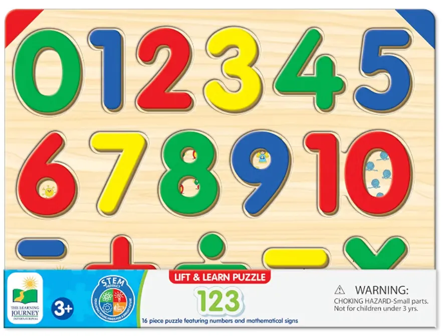 Lift & Learn 123 Number Puzzle