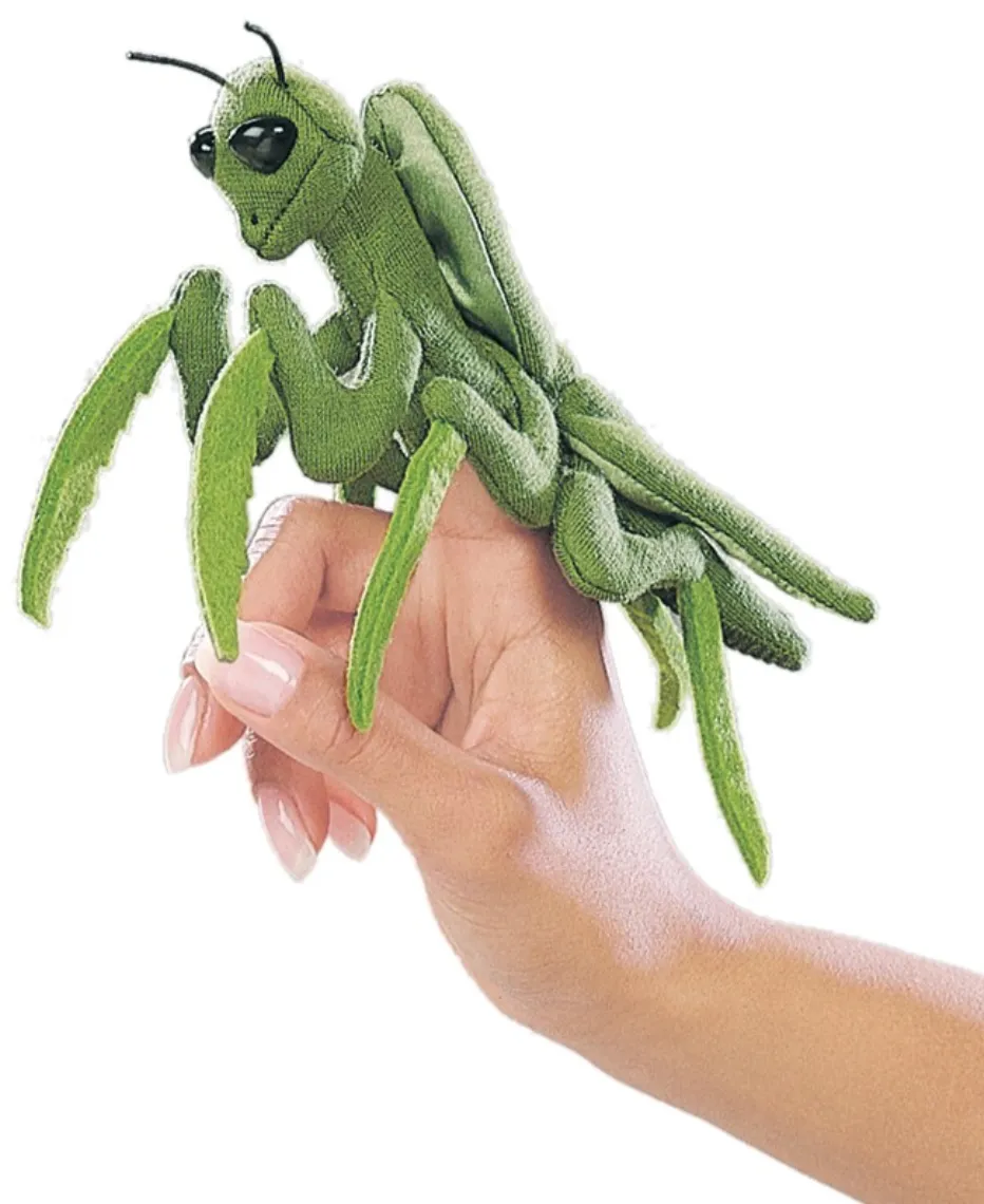Mini Praying Mantis Finger Puppet
